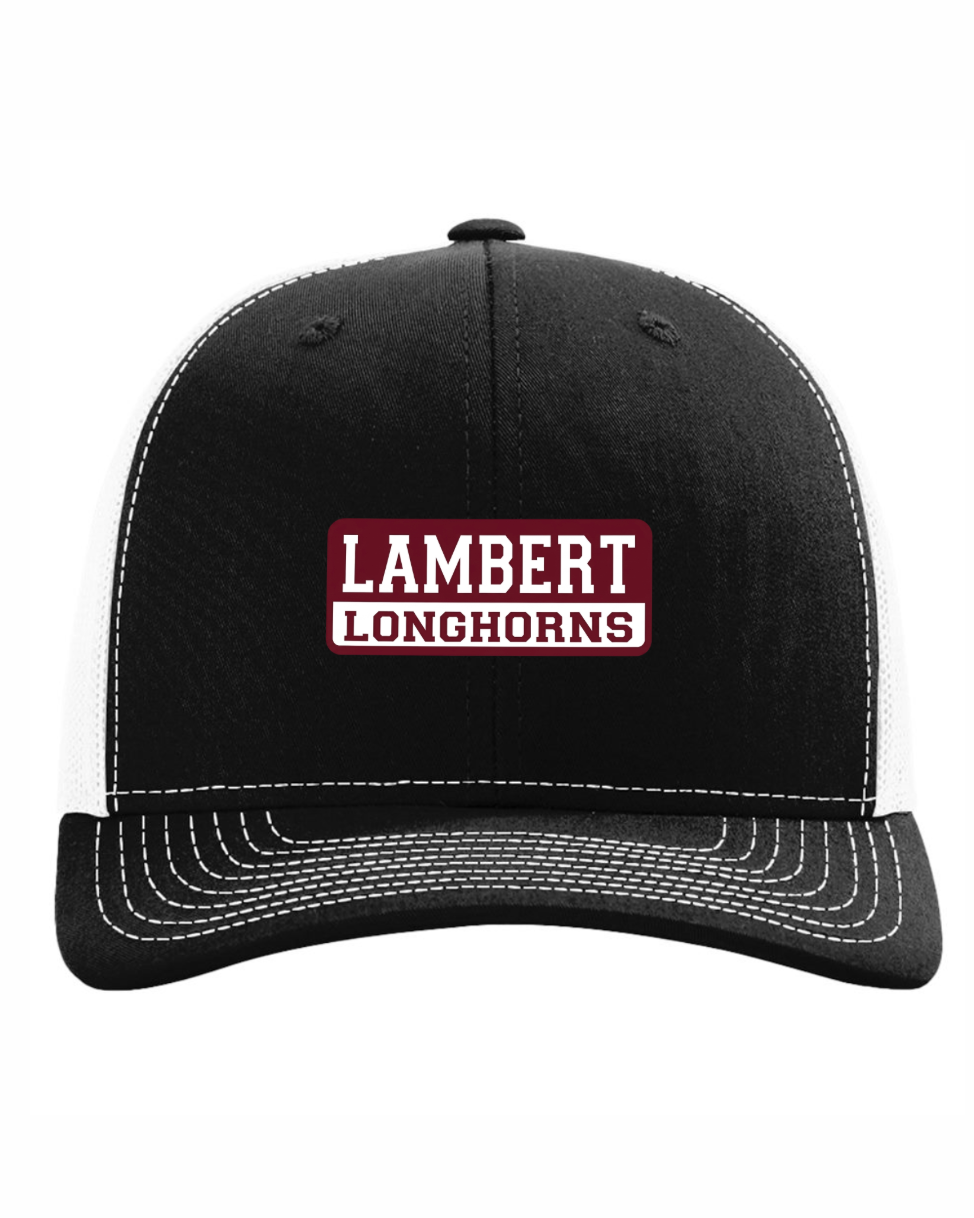 '26 Lambert Football Richardson Snapback Trucker Cap - Retangular Logo