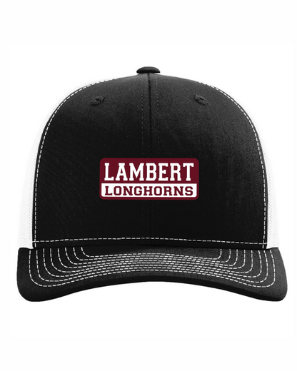 '26 Lambert Football Richardson Snapback Trucker Cap - Retangular Logo