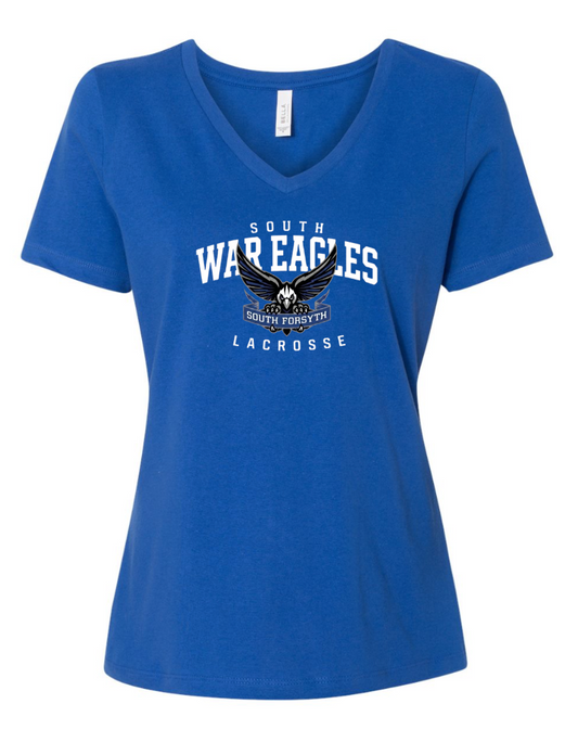 2026-27 South Lax District ® Women’s V-Neck / Royal Blue