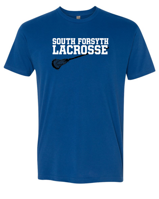 2026-27 South Lax Next Level Sueded T-Shirt / Royal Blue