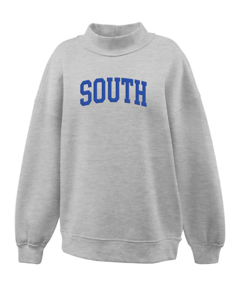 2026-27 South Lax Women's Mockneck 3D Puff Logo "SOUTH"