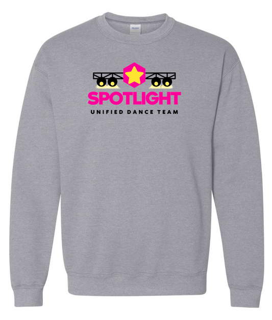 Spotlight Dance Team Unisex Crewneck Sweatshirt - Gray