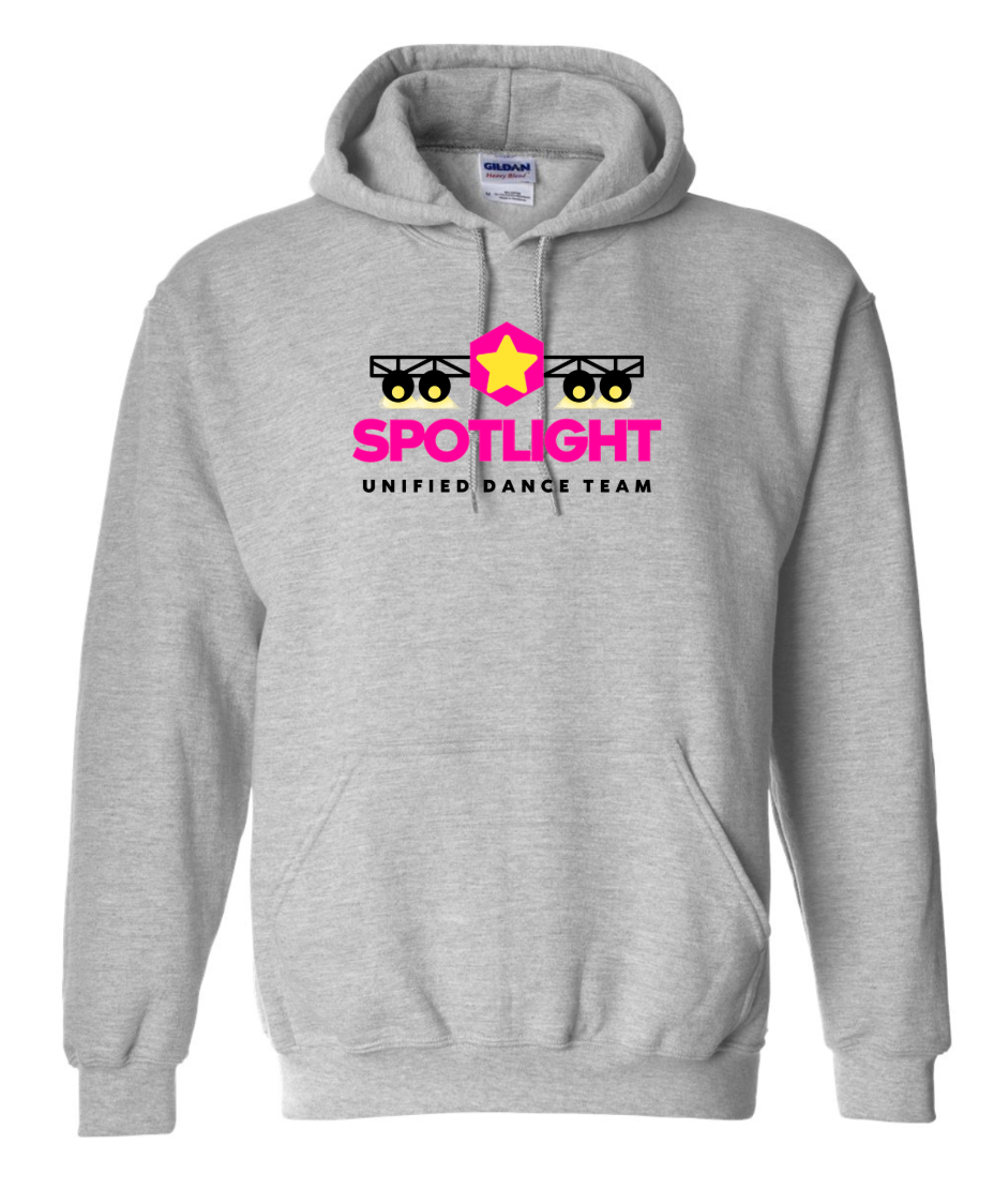 Spotlight Dance Team Unisex Hoodie Sweatshirt - Gray