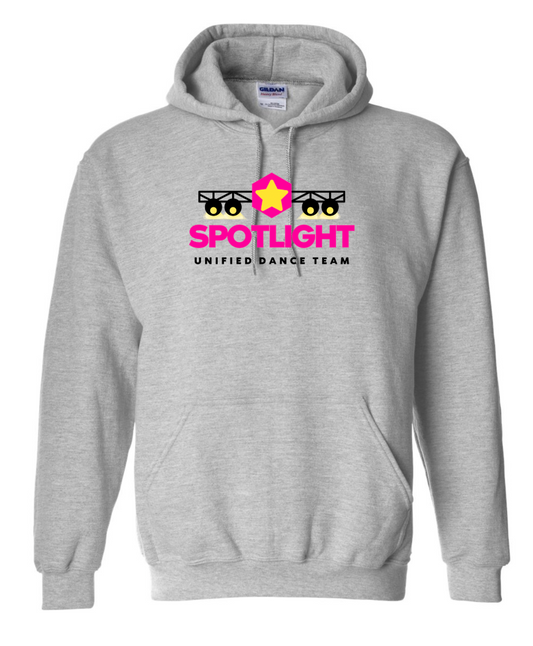 Spotlight Dance Team Unisex Hoodie Sweatshirt - Gray