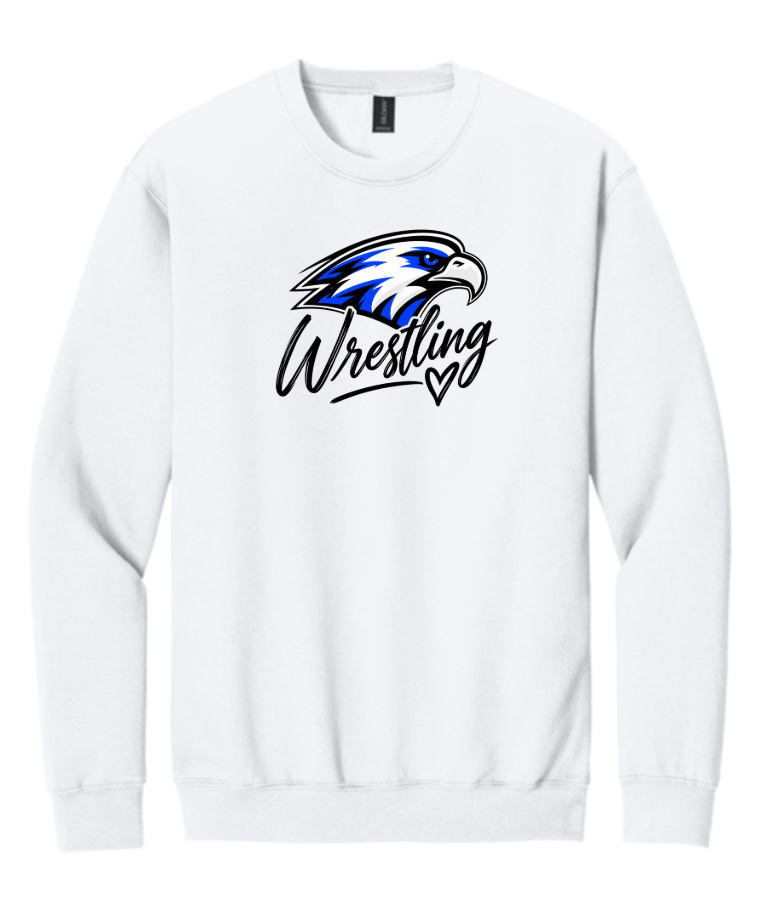 26-27 SF Wrestling Gildan Crewneck Sweat Shirt / Eagle Wrestling Emblem