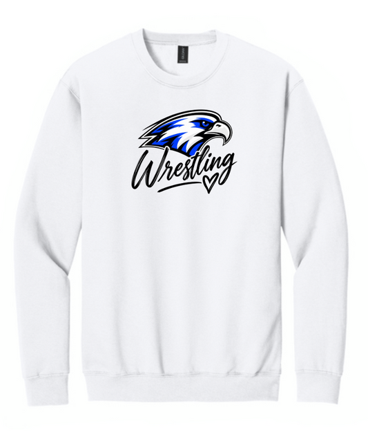 26-27 SF Wrestling Gildan Crewneck Sweat Shirt / Eagle Wrestling Emblem