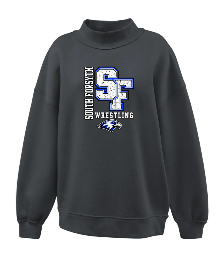26-27 SF Wrestling Womens Mockneck Sweatshirt - SF Wrestling