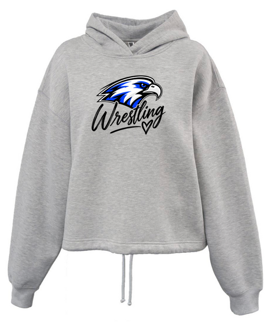 26-27 SF Wrestling Womens Sport Hoodie - Eagle Wrestling Emblem