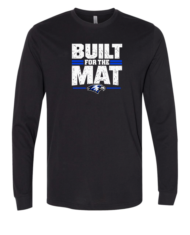 26-27 SF Wrestling Next-Level Unisex Cotton Long Sleeve Tee / Built For The Mat