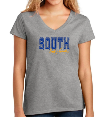 2026 SF Basketball BELLA+CANVAS® Women’s Relaxed  V-Neck Tee