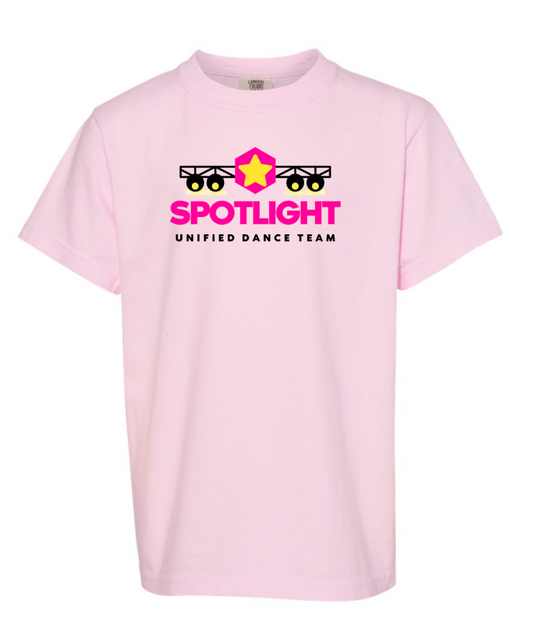 Spotlight Dance Team YOUTH Garment-Dyed Heavyweight T-Shirt - Blossom