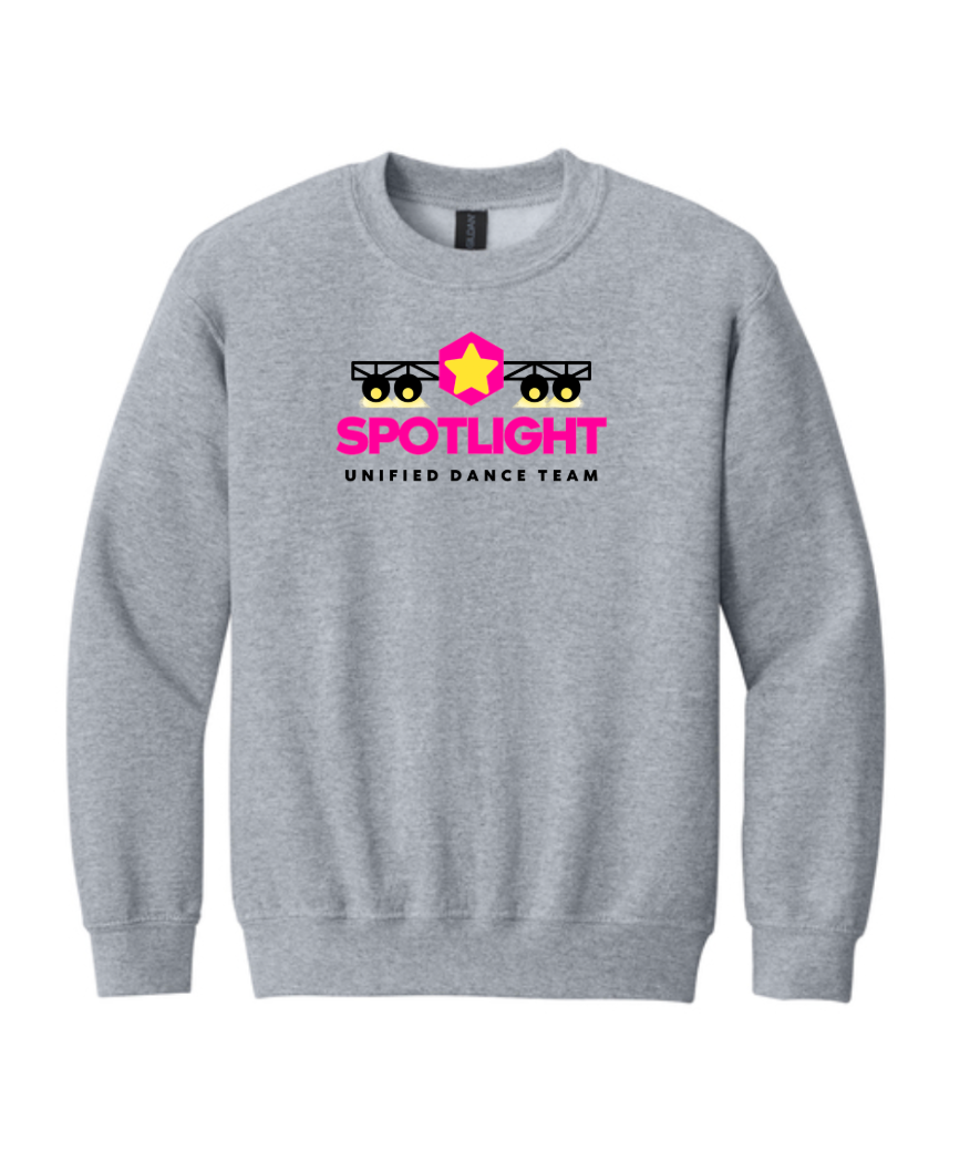 Spotlight Dance Team YOUTH Heavy Blend™ Crewneck Sweatshirt - Gray