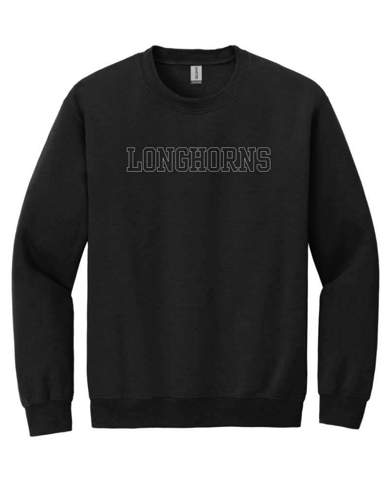 2025 LCC LONGHORNS Stitching Logo Crewneck