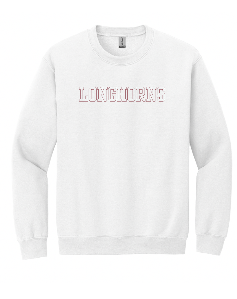 2025 LCC LONGHORNS Stitching Logo Crewneck