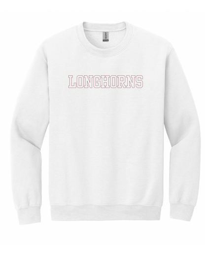 2025 LCC LONGHORNS Stitching Logo Crewneck