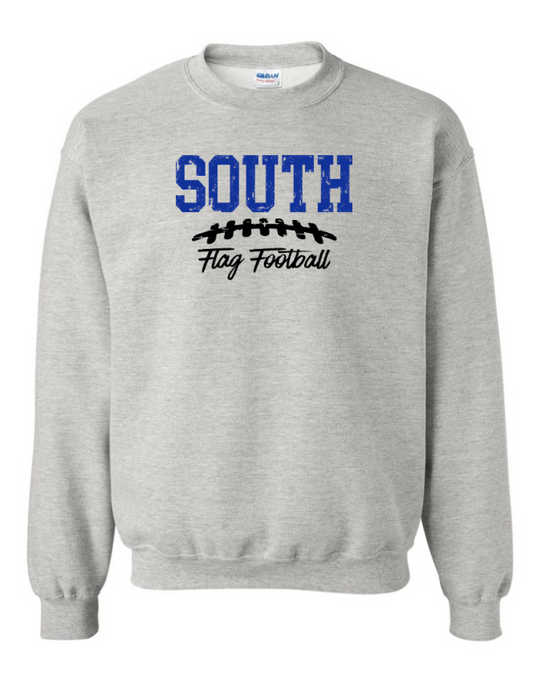 2025 SOUTH Flag Football Gildan Unisex Heavy Sweat Shirt / Gray