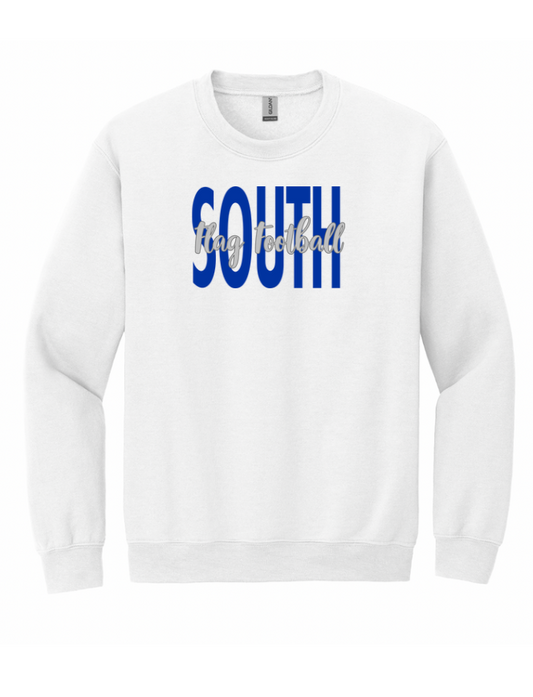 2025 SOUTH Flag Football Gildan Unisex Heavy Sweat Shirt / White