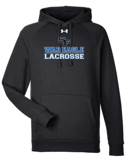 2025-26 South Lax Under Armour Fleece Hoodie White