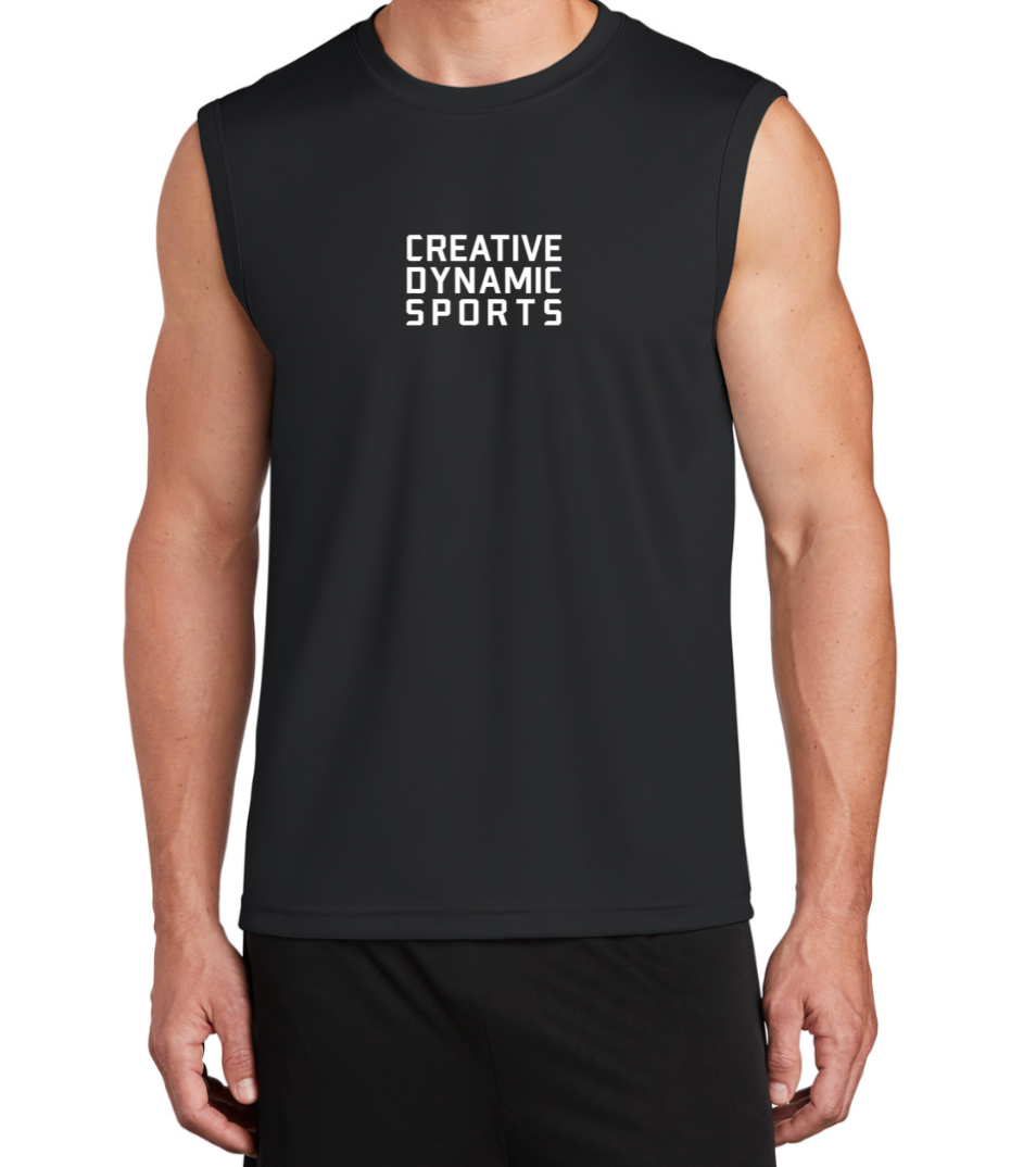 CDS Sleeveless PosiCharge® Muscle Tank / Black