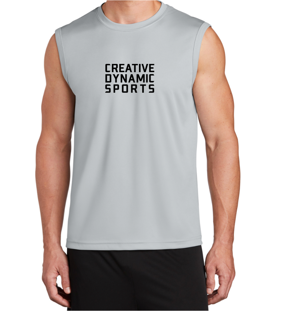 CDS Sleeveless PosiCharge® Muscle Tank / Grey