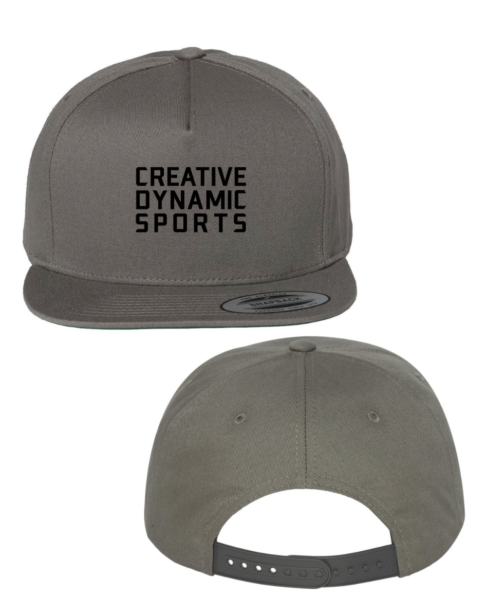CDS Five-Panel Cotton Twill Snapback Cap