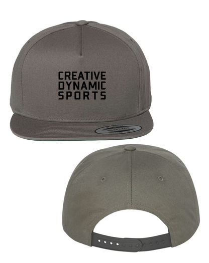 CDS Five-Panel Cotton Twill Snapback Cap