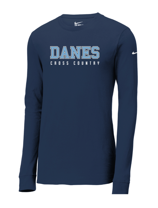 26' Danes XC Player Nike Dri-FIT Cotton & Poly Long Sleeve Tee