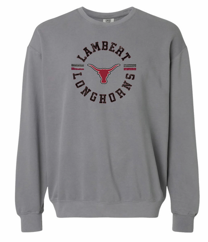 '26 Lambert Football Comfort Colors® Lightweight Crewneck Sweatshirt