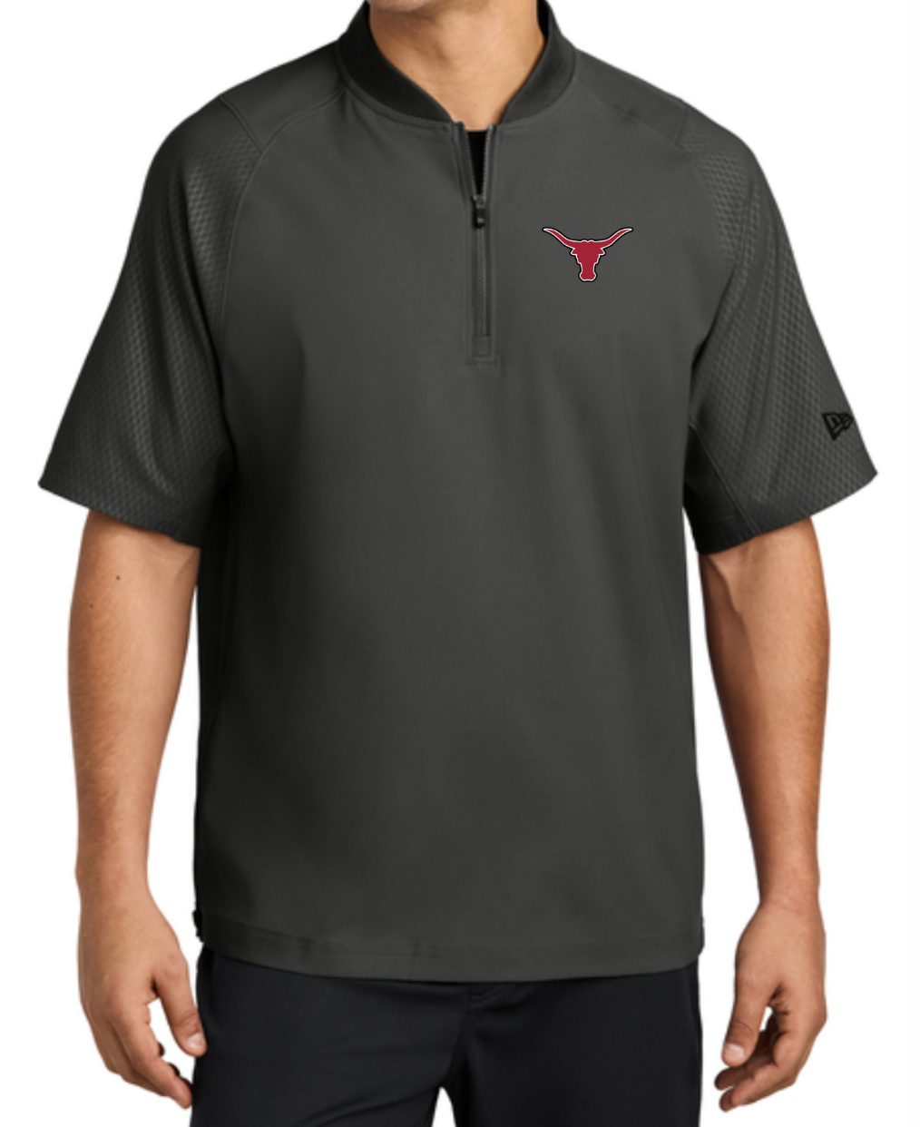 '26 Lambert Football New Era® Cage Short Sleeve 1/4-Zip Jacket
