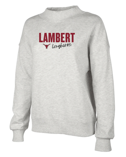 '26 Lambert Football Women's Willow Mock-neck Sweatshirt