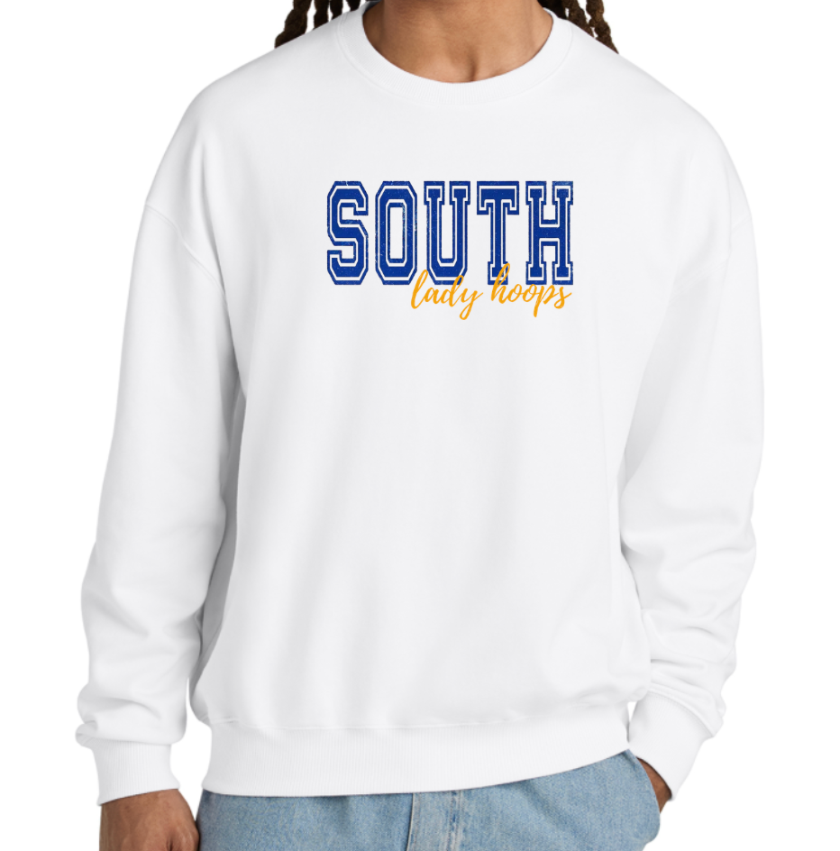 2026 SF Basketball Stanley/Stella® Unisex Ledger Crewneck White